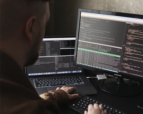 Computer and laptop